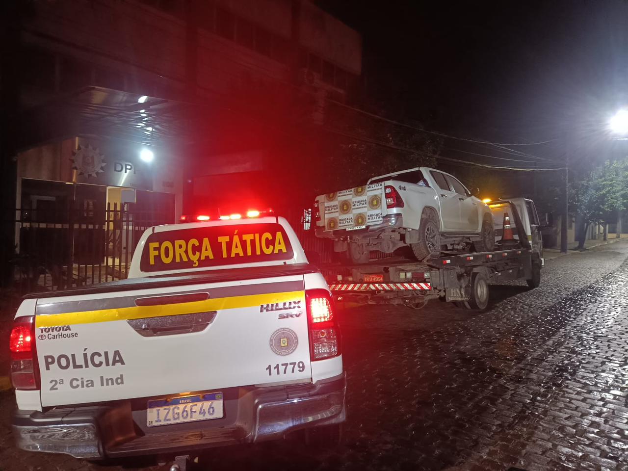 Camionete furtada no litoral é recuperada em Taquara e motorista é preso por receptação