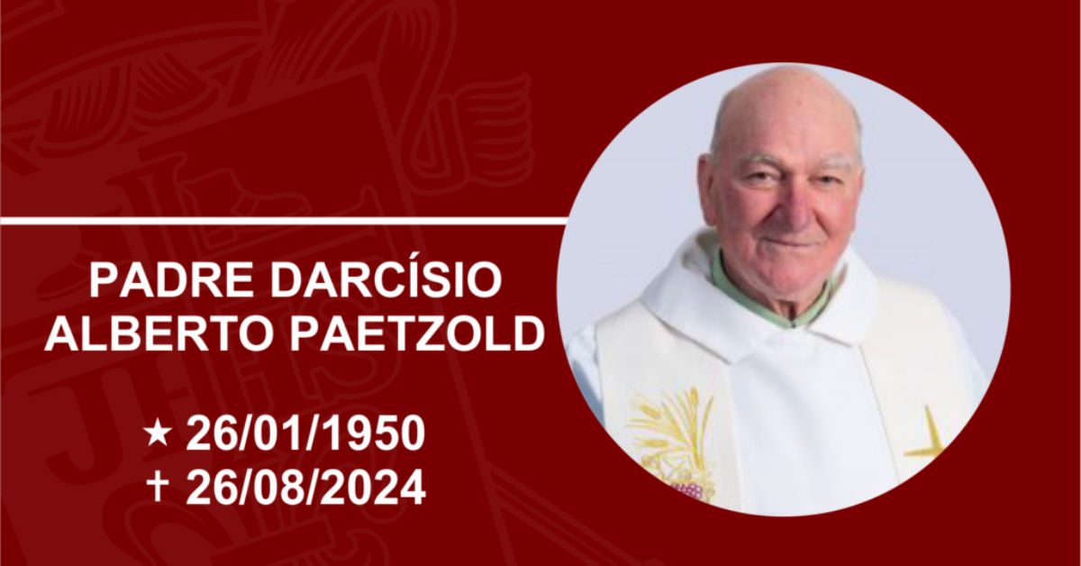 Morre padre Darcísio Paetzold, que atuou na Paróquia Senhor Bom Jesus em Taquara