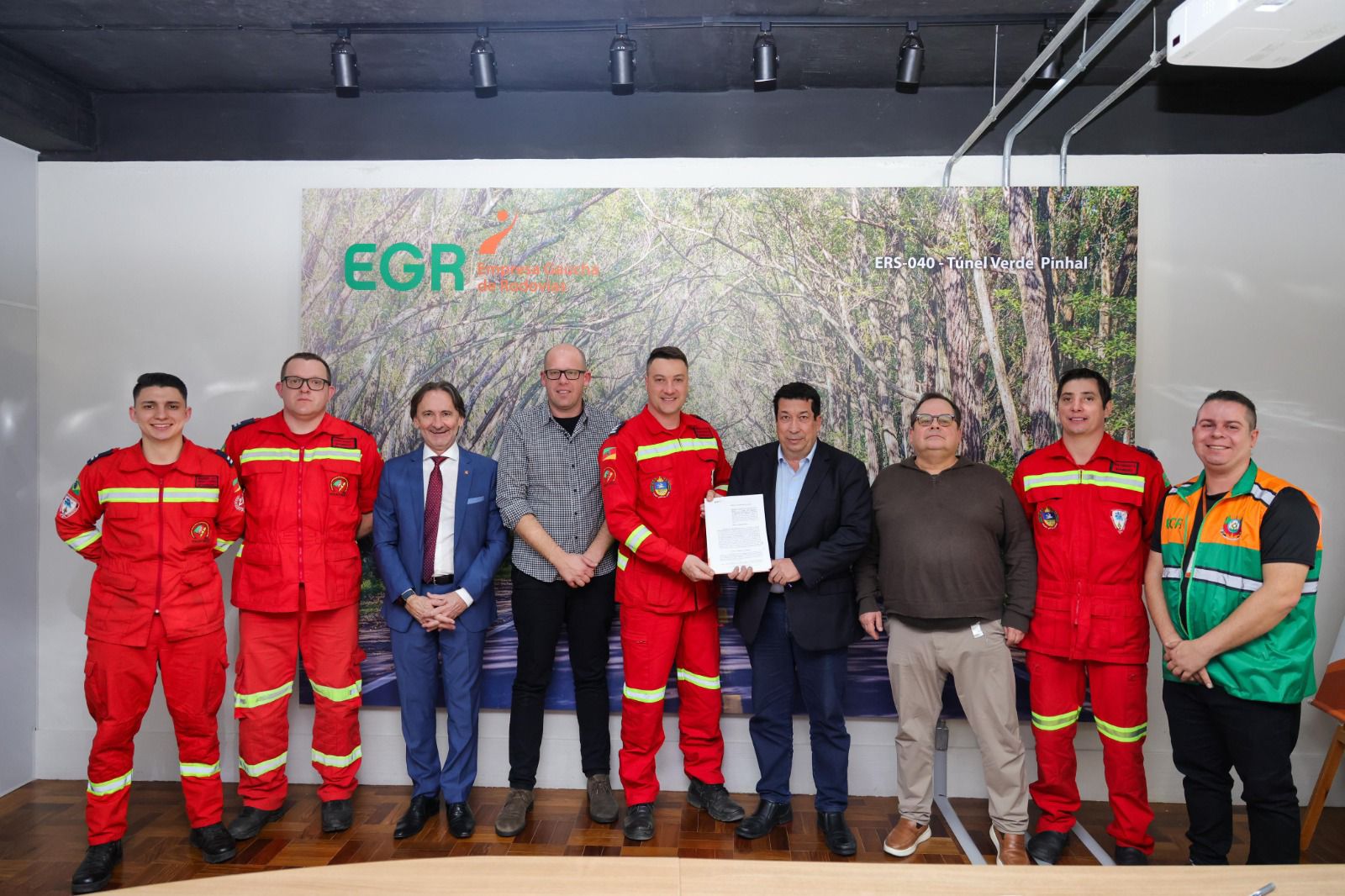 EGR e Corpo de Bombeiros Voluntários de Igrejinha assinam convênio de R$ 255 mil