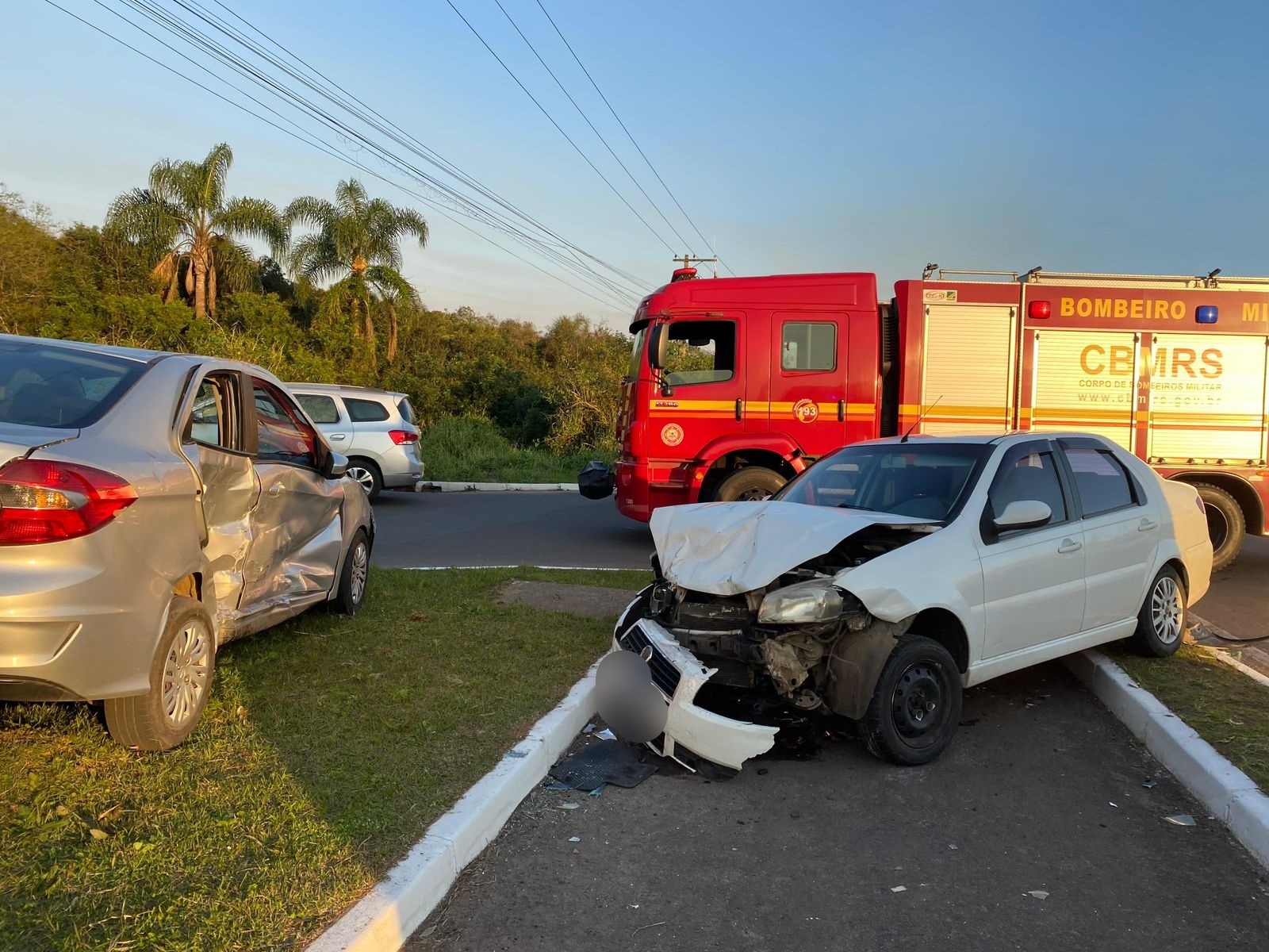 Duas pessoas ficam feridas após acidente na ERS-115 em Taquara