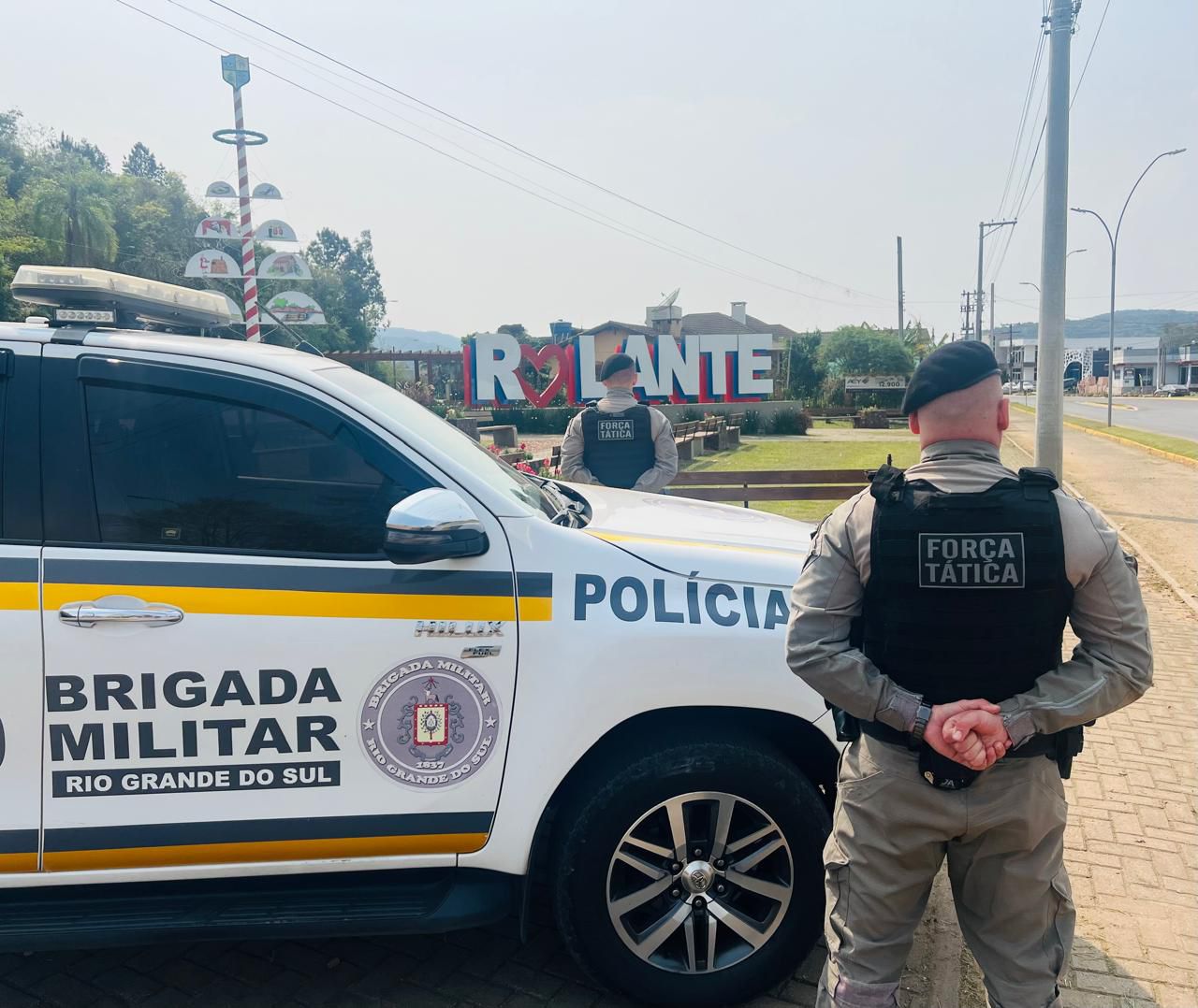 Levantamento da Brigada Militar aponta cinco mil pessoas prestigiando desfile cívico em Rolante
