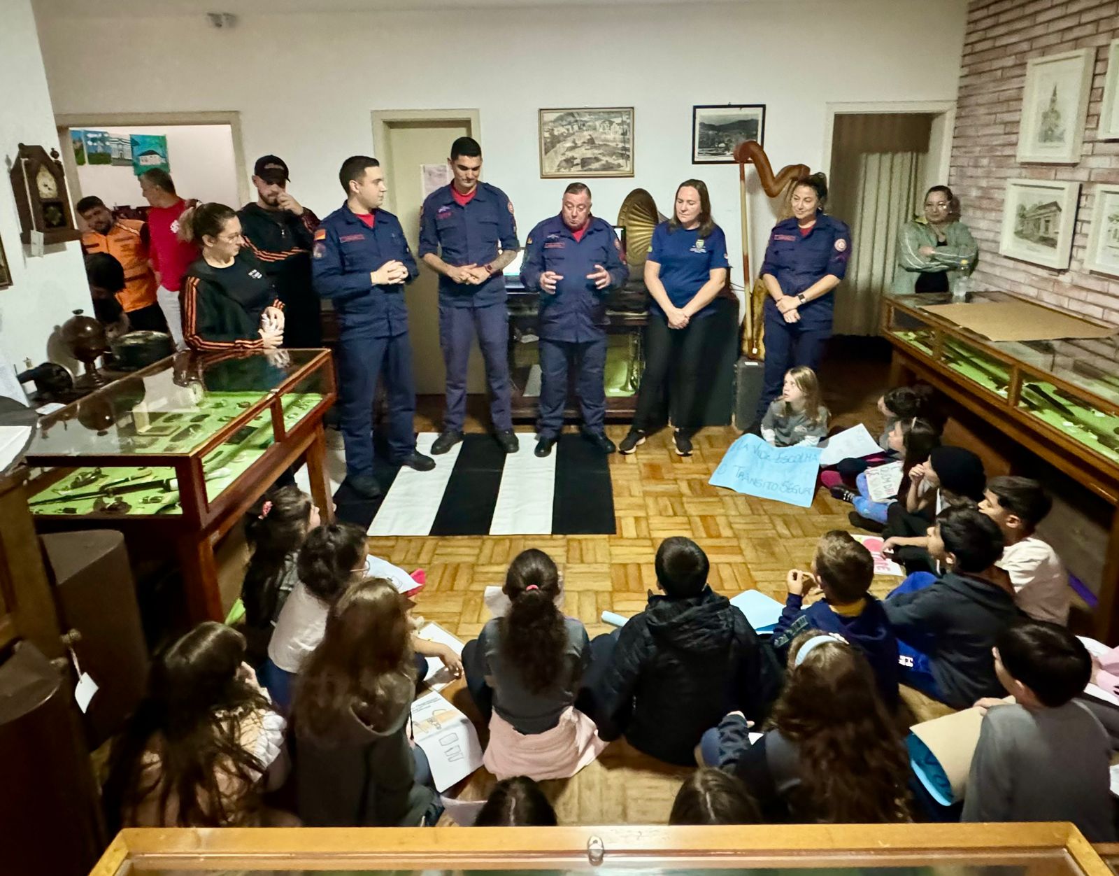 Taquara realiza ações com alunos do ensino fundamental em meio a Semana Nacional de Trânsito