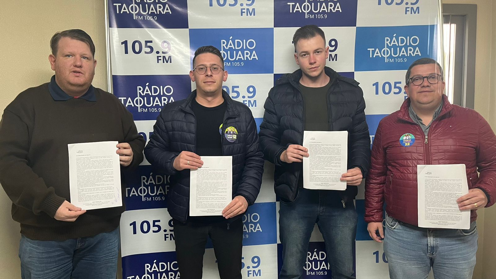 Candidatos à Prefeitura de Taquara confirmam participação em debate da Rádio Taquara