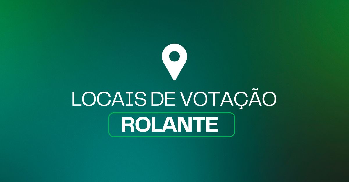 Confira os locais de votação em Rolante