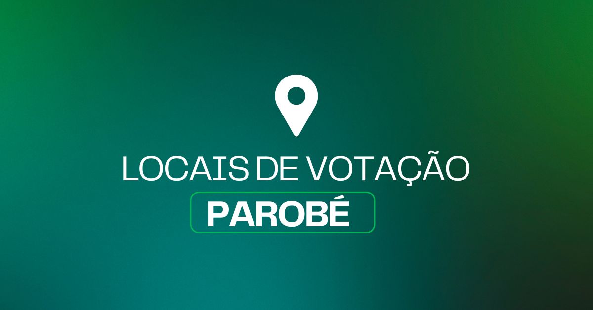 Confira os locais de votação em Parobé