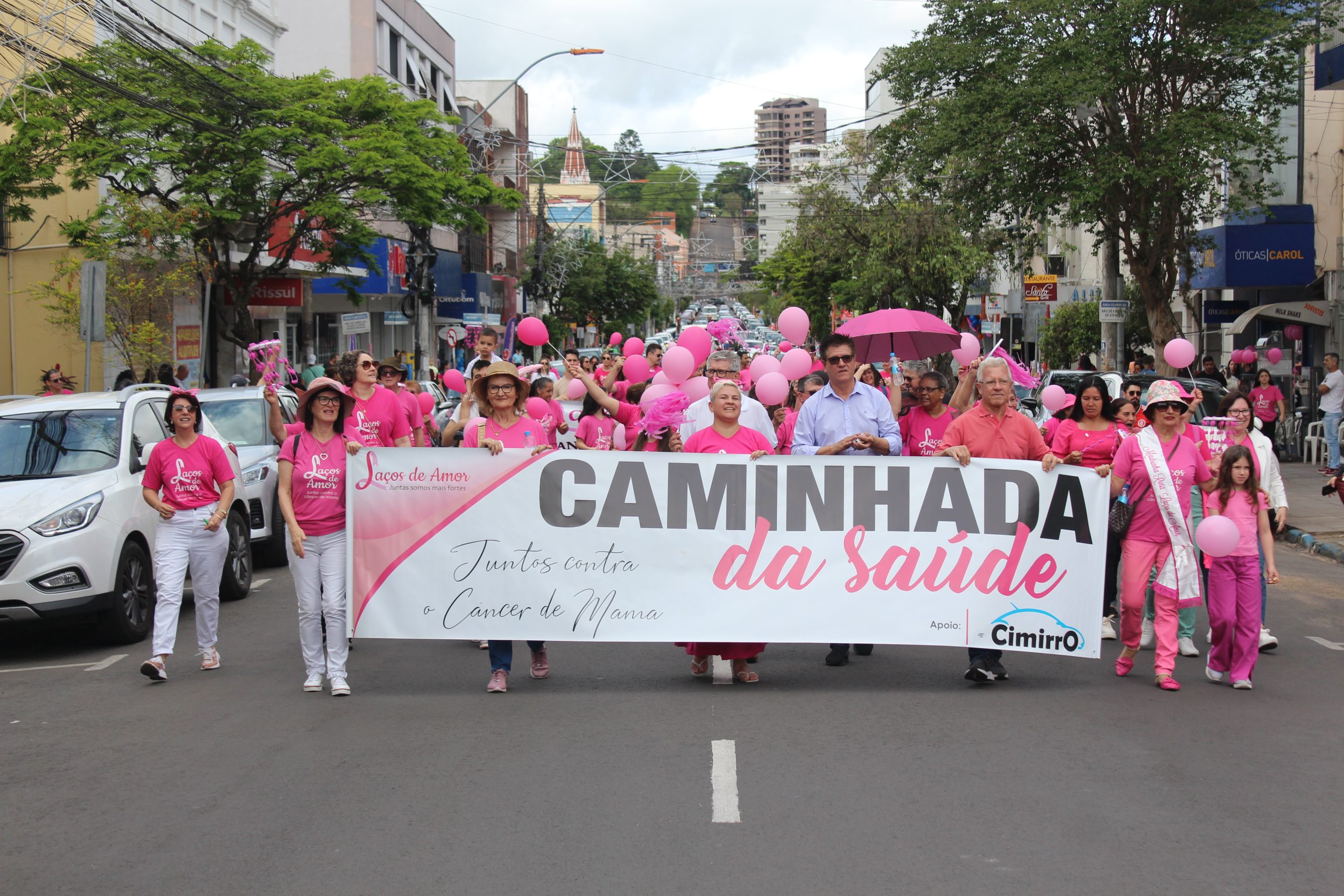 5ª Caminhada da Saúde promove conscientização sobre o câncer de mama em Taquara