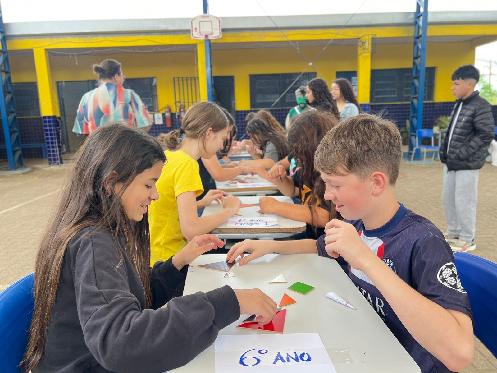 Gincana de Matemática envolve alunos da Escola João Ângelo Pandolfo em Parobé