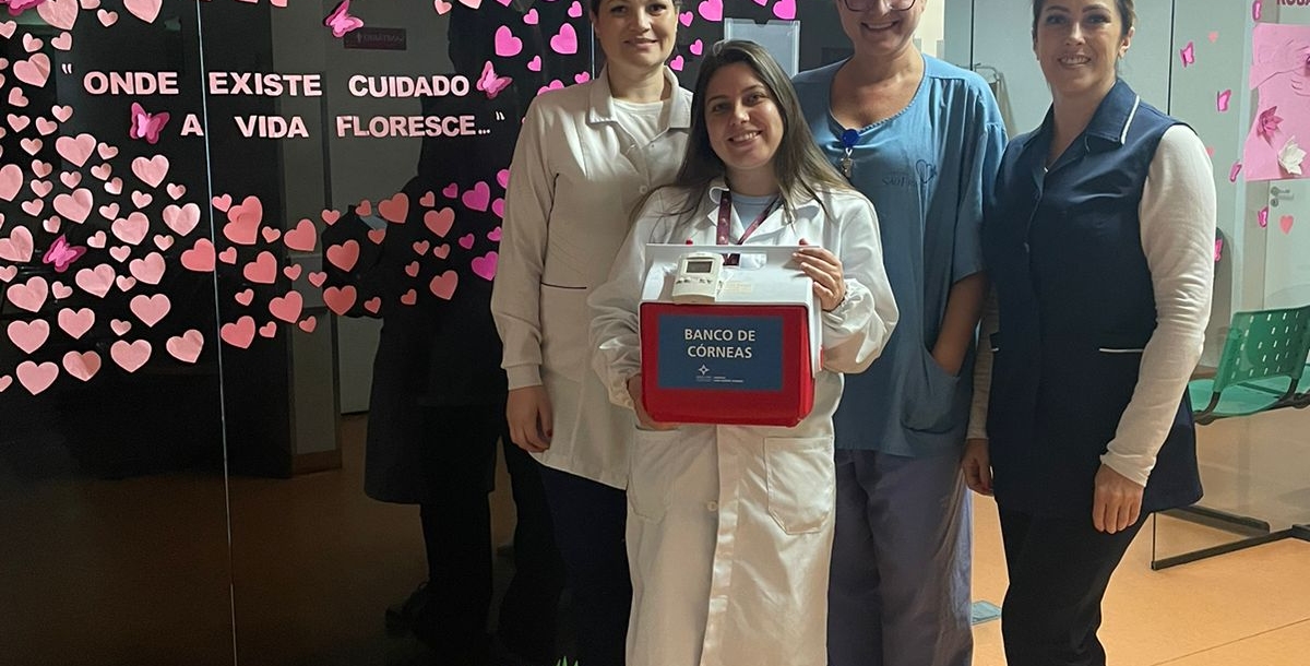 Hospital de Parobé realiza captação de córnea para transplante
