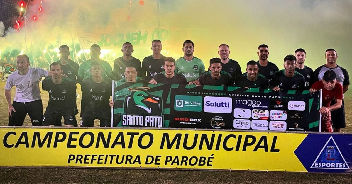 Campeonato Municipal de Futebol Sete de Parobé define os campeões de 2024