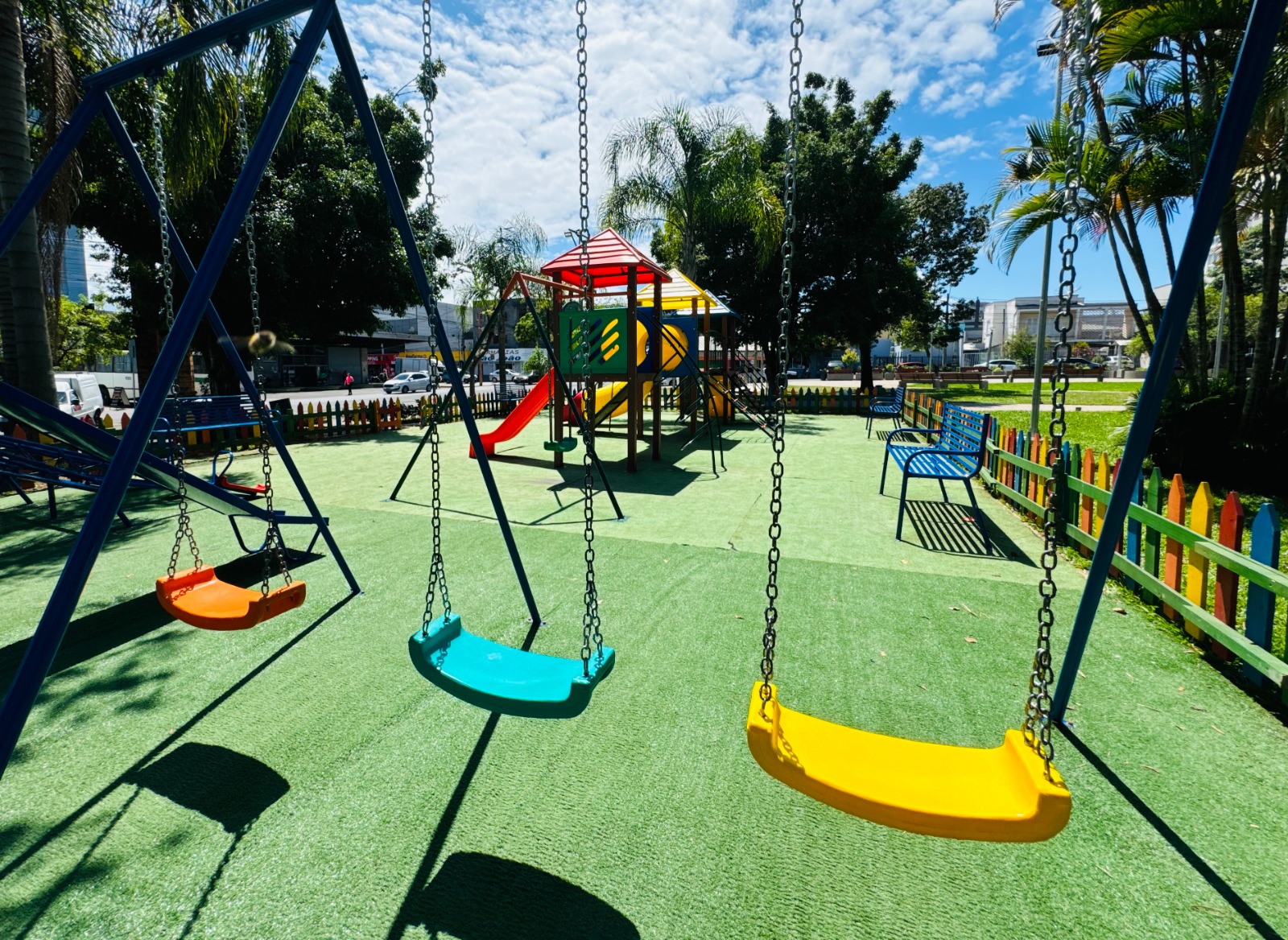 Praça da Bandeira é revitalizada e se torna novo ponto de encontro em Taquara