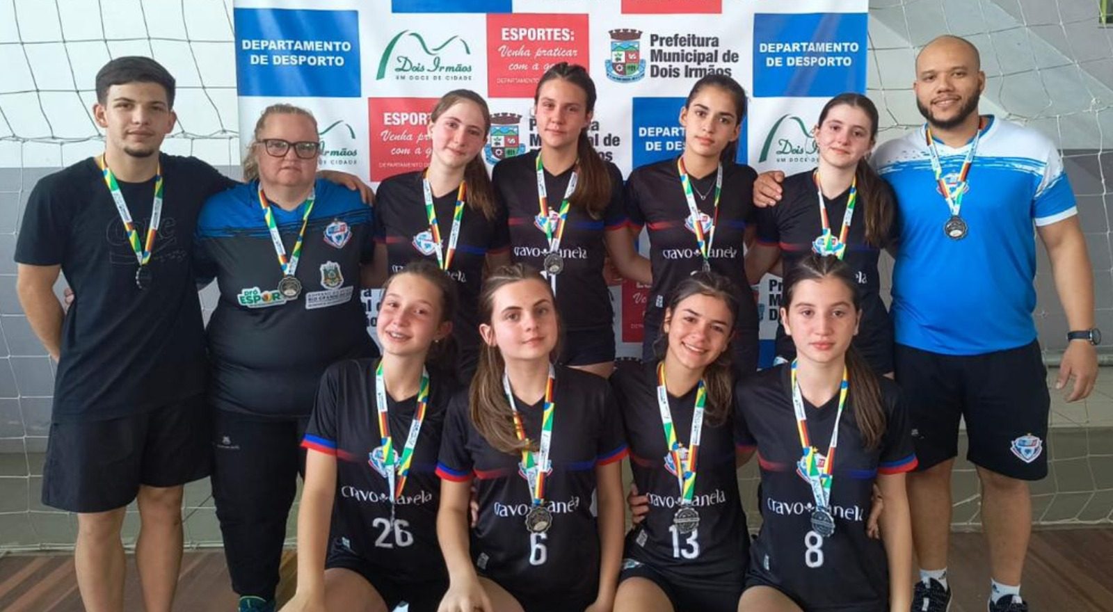 Rolante Sports fica com o vice feminino no Torneio de Vôlei para Menores em Dois Irmãos