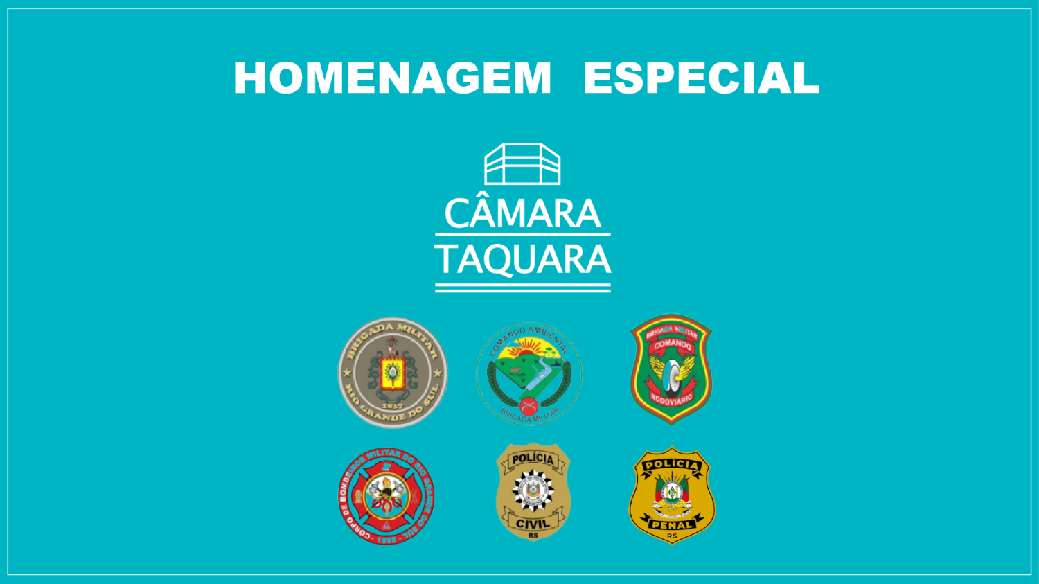Câmara de Vereadores de Taquara realiza homenagem a servidores destaque da segurança pública em 2024