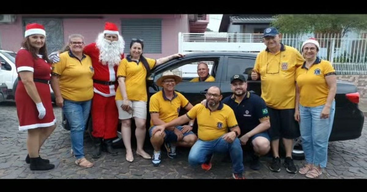 Lions Clube Parobé realiza evento solidário e beneficia 500 crianças com presentes de Natal