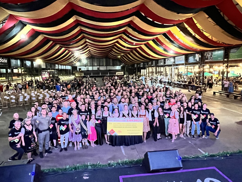 Veja a lista com todas as entidades contempladas com repasse da Oktoberfest de Igrejinha