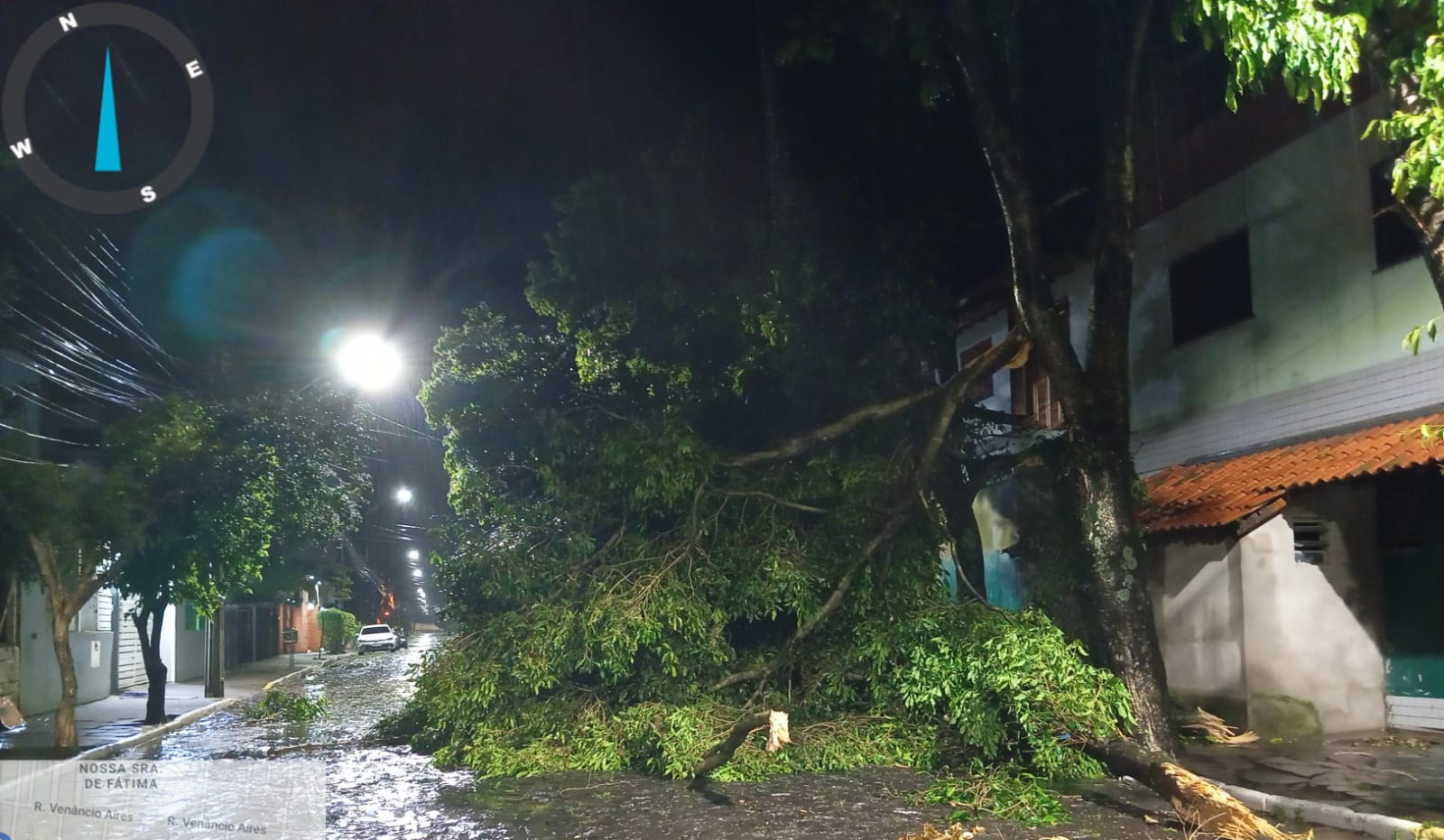 Taquara auxilia residências atingidas pelo temporal