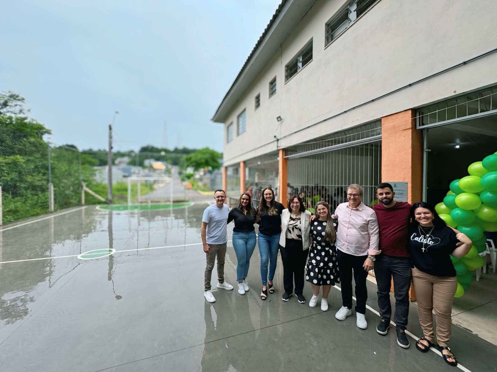 Escola Calisto Eolálio Letti inaugura nova quadra poliesportiva