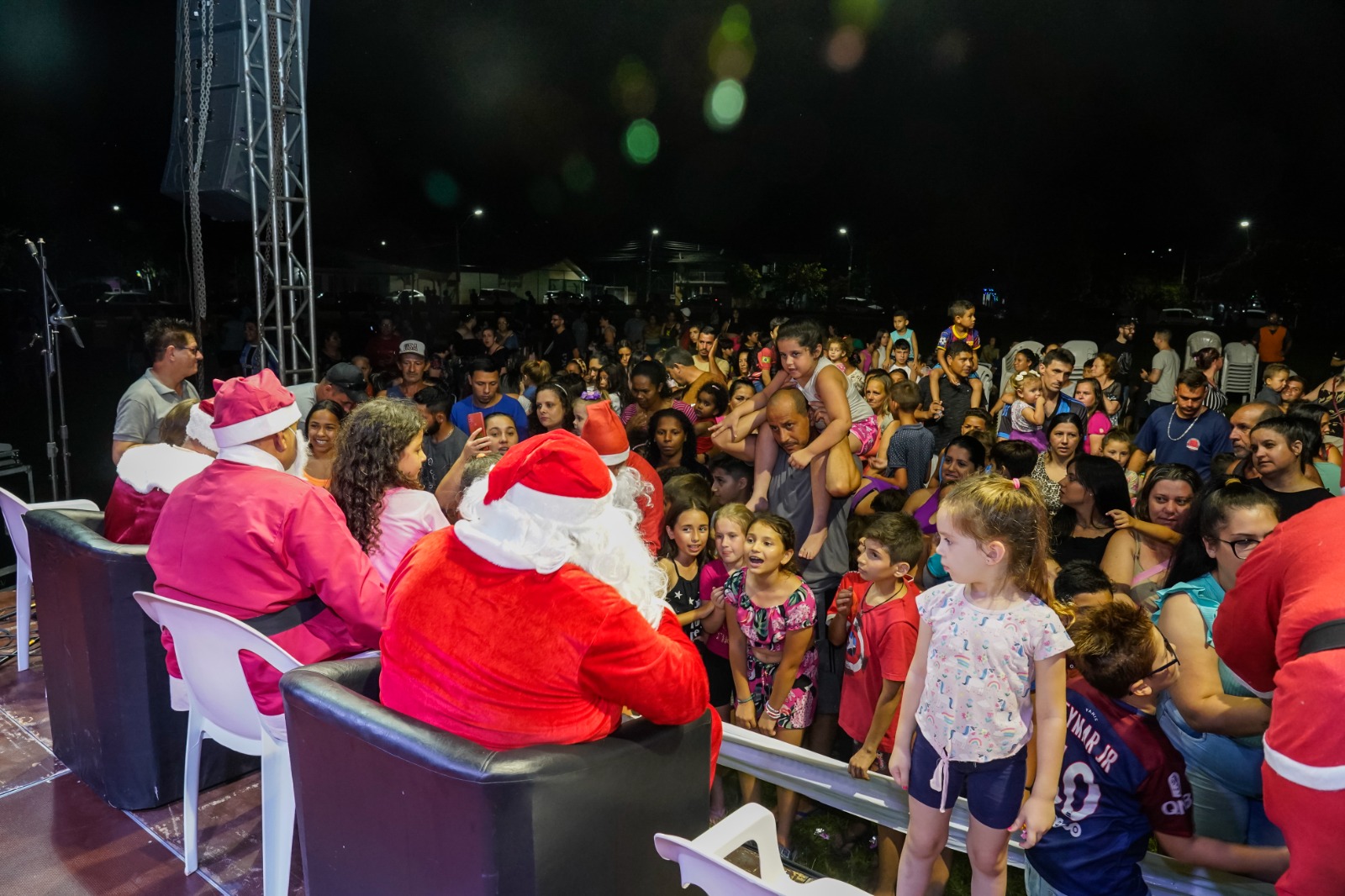 Moradores do Bairro Empresa recebem nesta quinta-feira (12) o Natal Mágico de Taquara