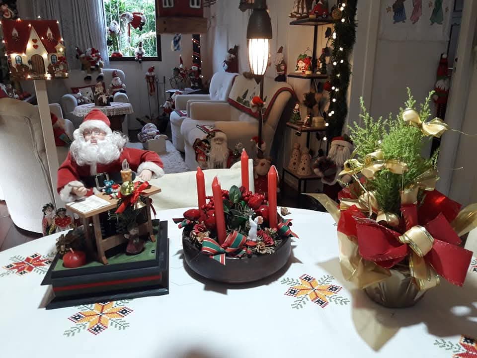 A tradição natalina que transformou uma casa em um cenário de filme em Parobé