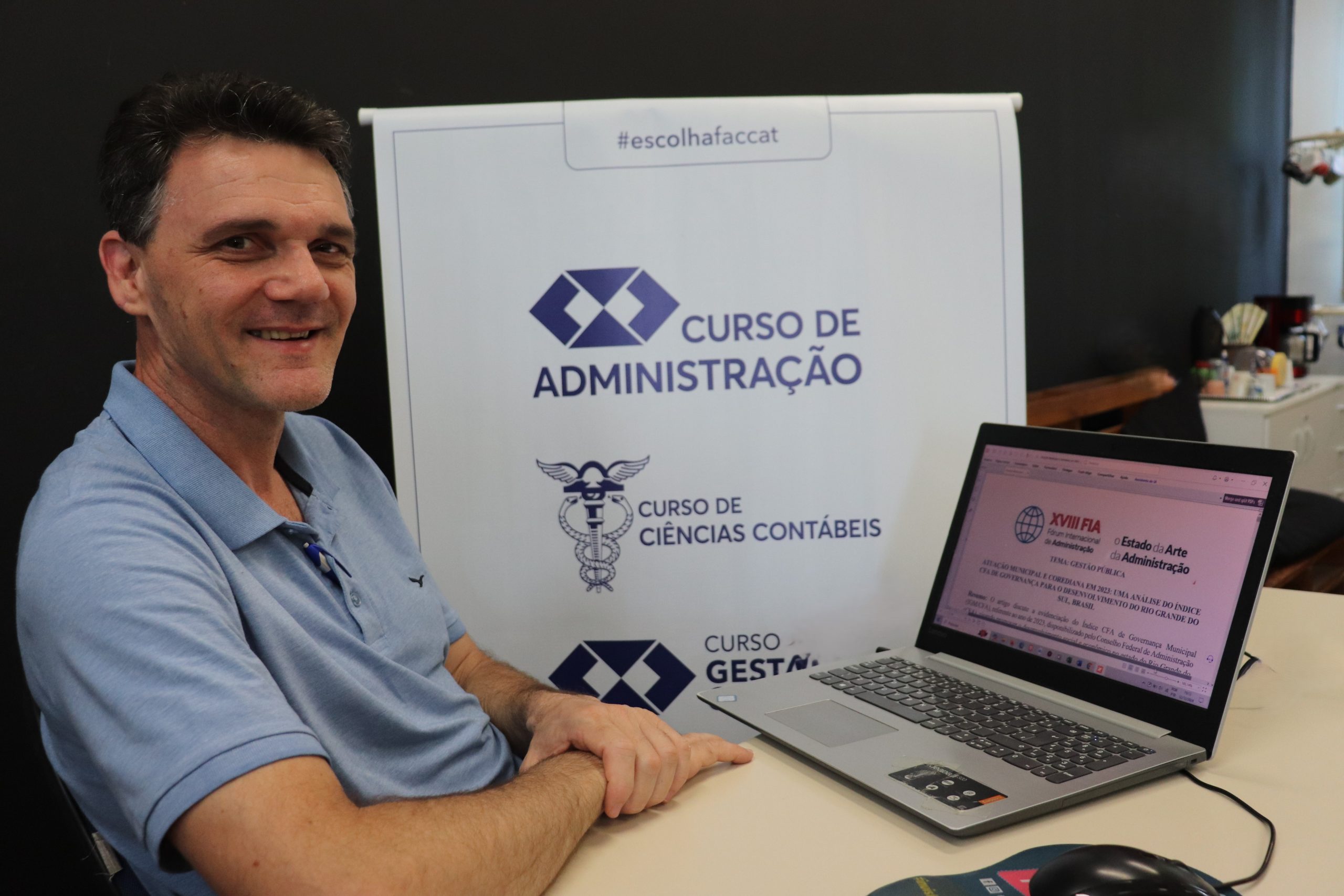 Professor da Faccat conquista 2º lugar em premiação do Conselho Regional de Administração