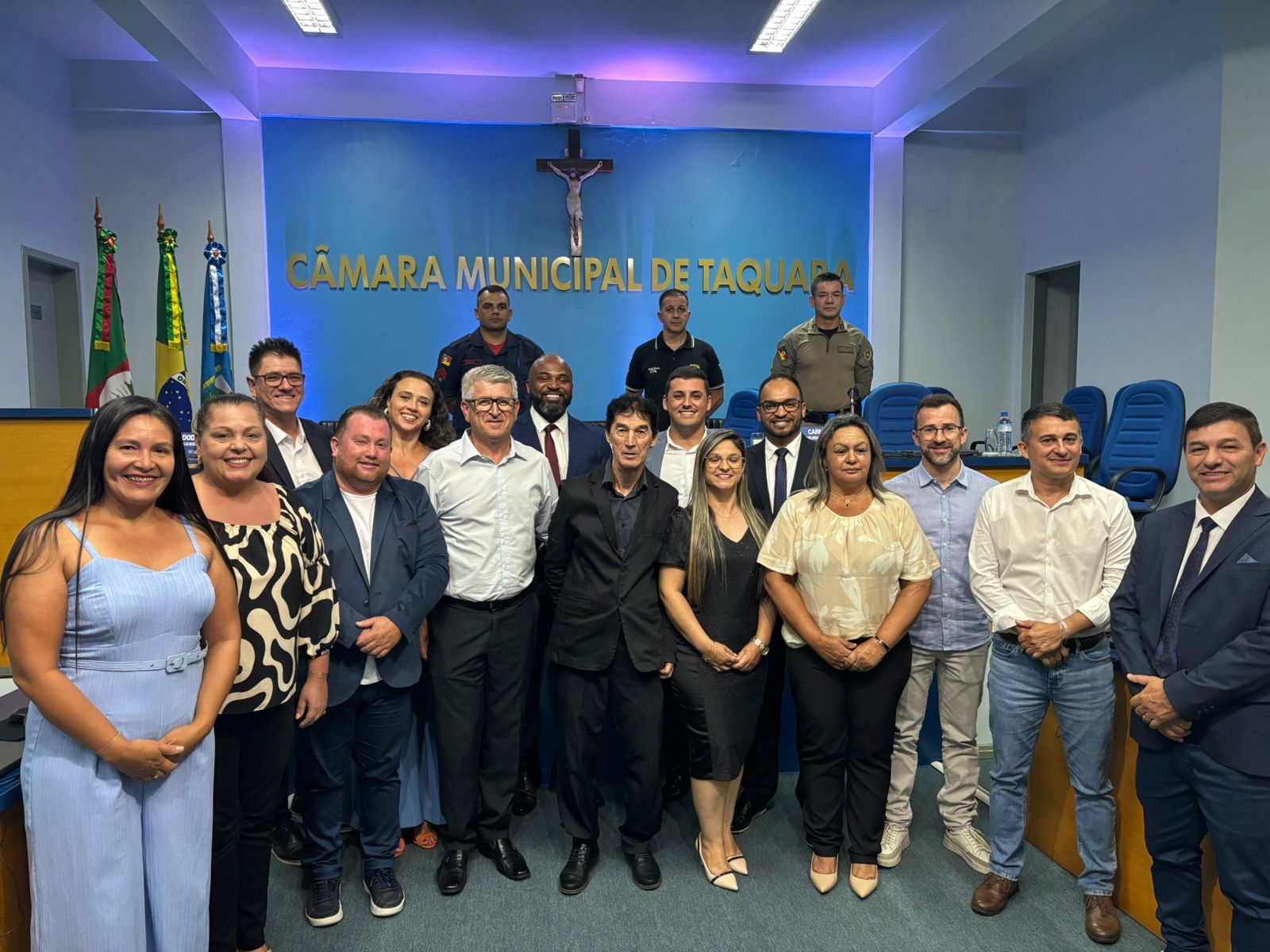 Telmo Vieira é eleito presidente da Câmara de Taquara em sessão solene de posse