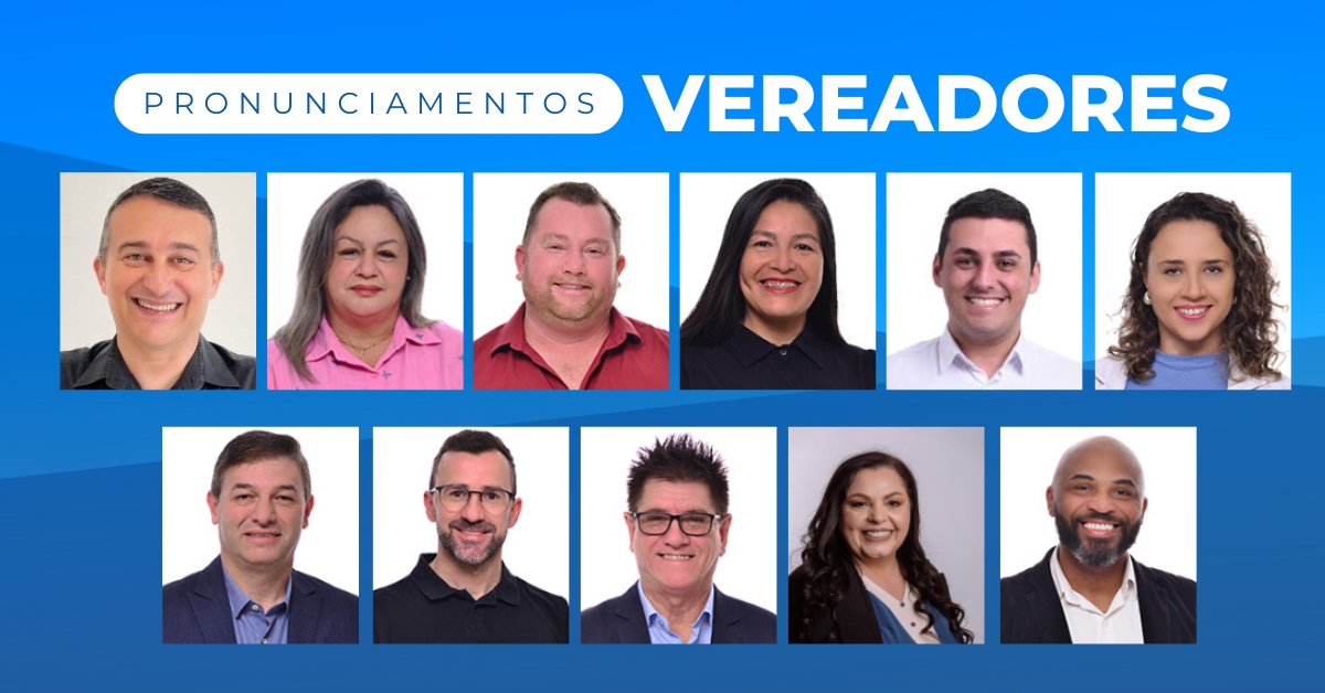 Veja resumo dos pronunciamentos dos vereadores de Taquara