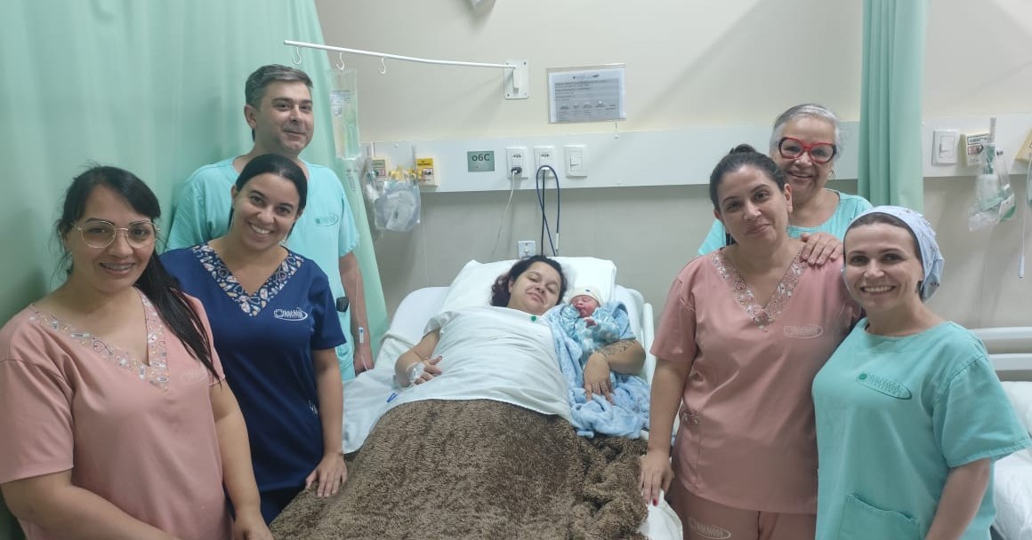 Primeiro bebê de 2025 no Vale do Paranhana nasceu no Hospital Bom Pastor em Igrejinha