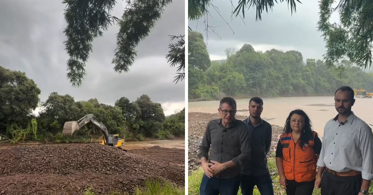 Iniciado o desassoreamento do Rio Paranhana em Igrejinha via recursos de programa estadual