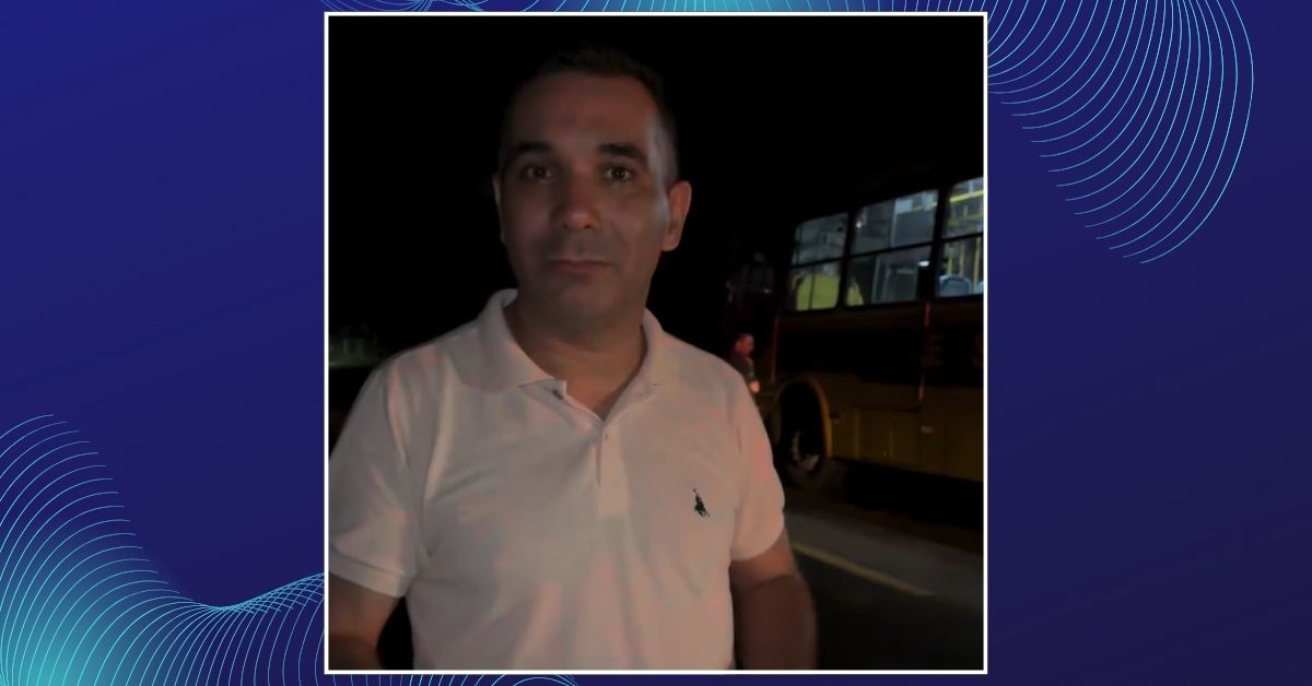 Prefeito de Parobé acompanha flagrante de motorista do transporte escolar dirigindo embriagado
