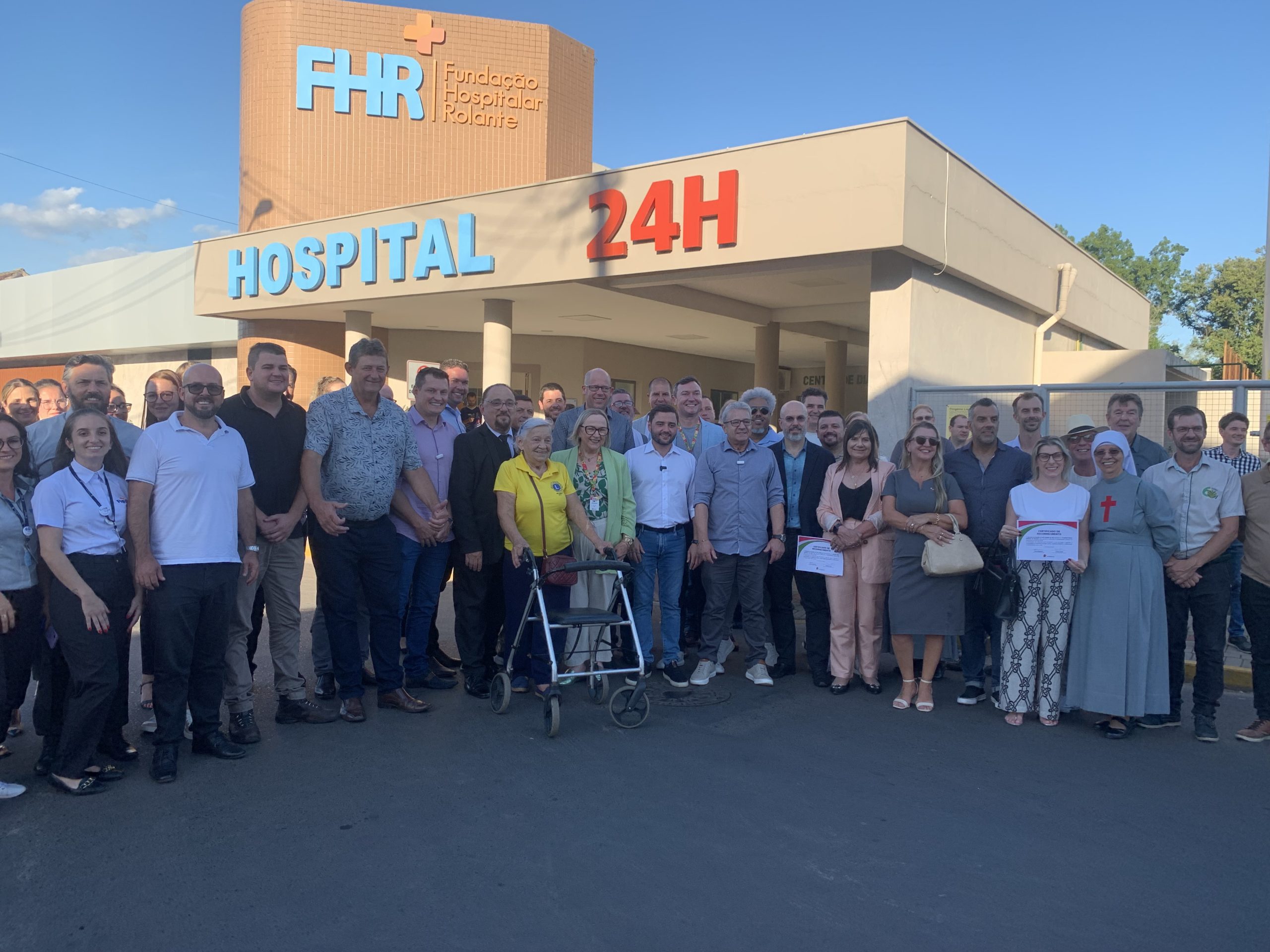 Superação, resiliência e regionalização da Saúde são destacadas em solenidade no Hospital de Rolante
