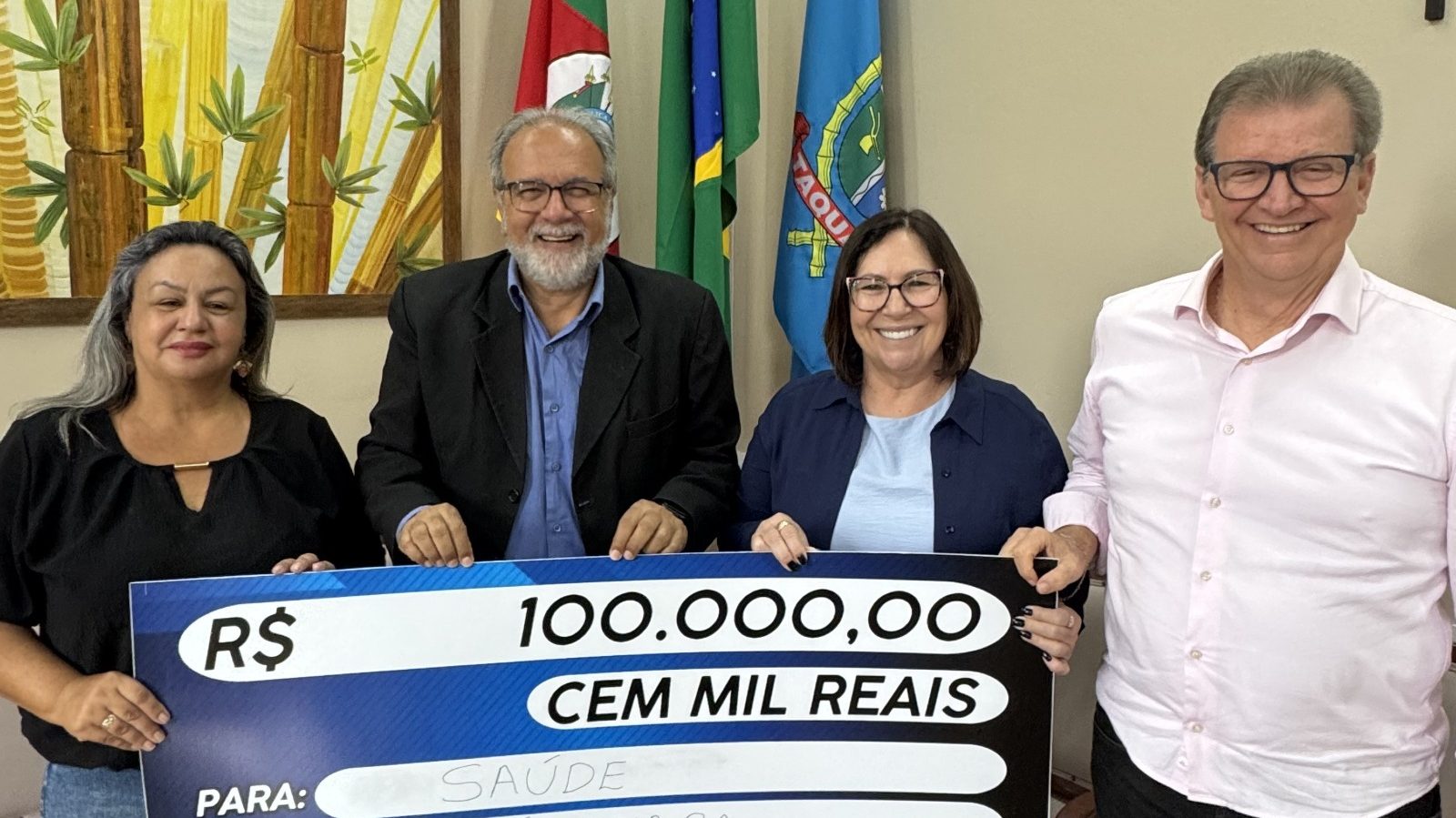 Deputado Gustavo Victorino anuncia emenda de R$ 100 mil para a saúde de Taquara