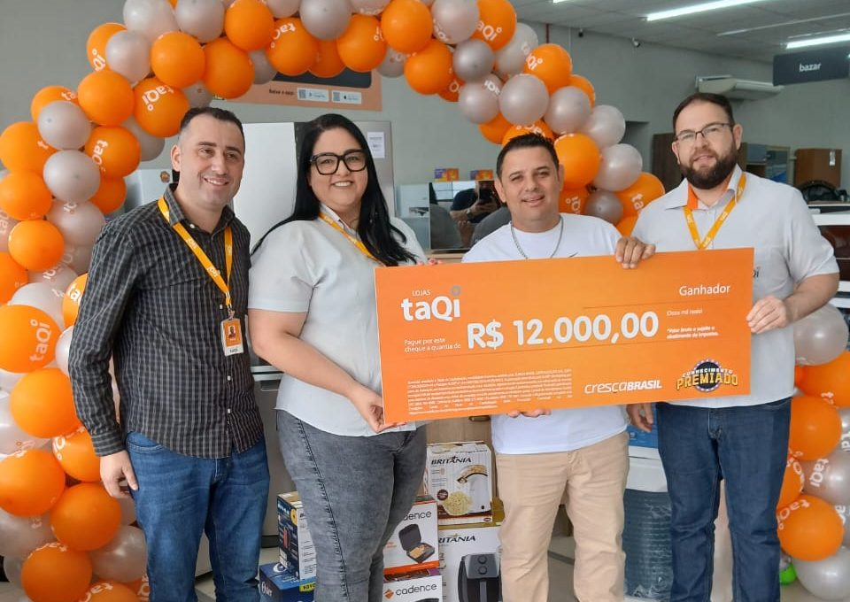 Cliente de Taquara ganha caminhão de prêmios em promoção da taQi