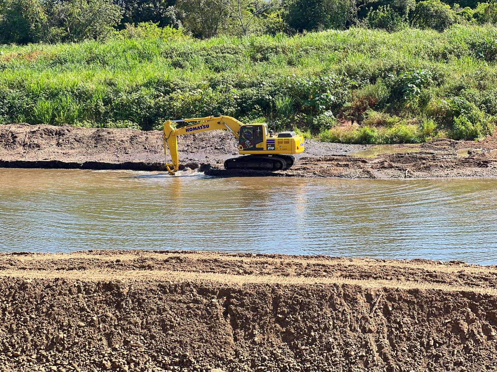 Parobé inicia obras de desassoreamento do Rio Paranhana para reduzir impactos das enchentes