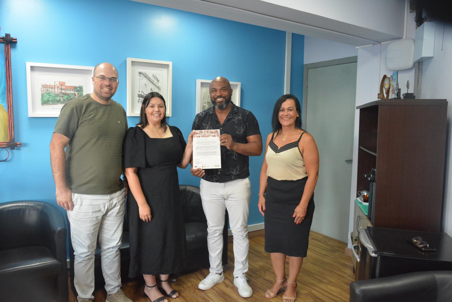 Presidente da Câmara de Vereadores de Taquara recebe convite para a 2ª Bienal da Inclusão e Diversidade