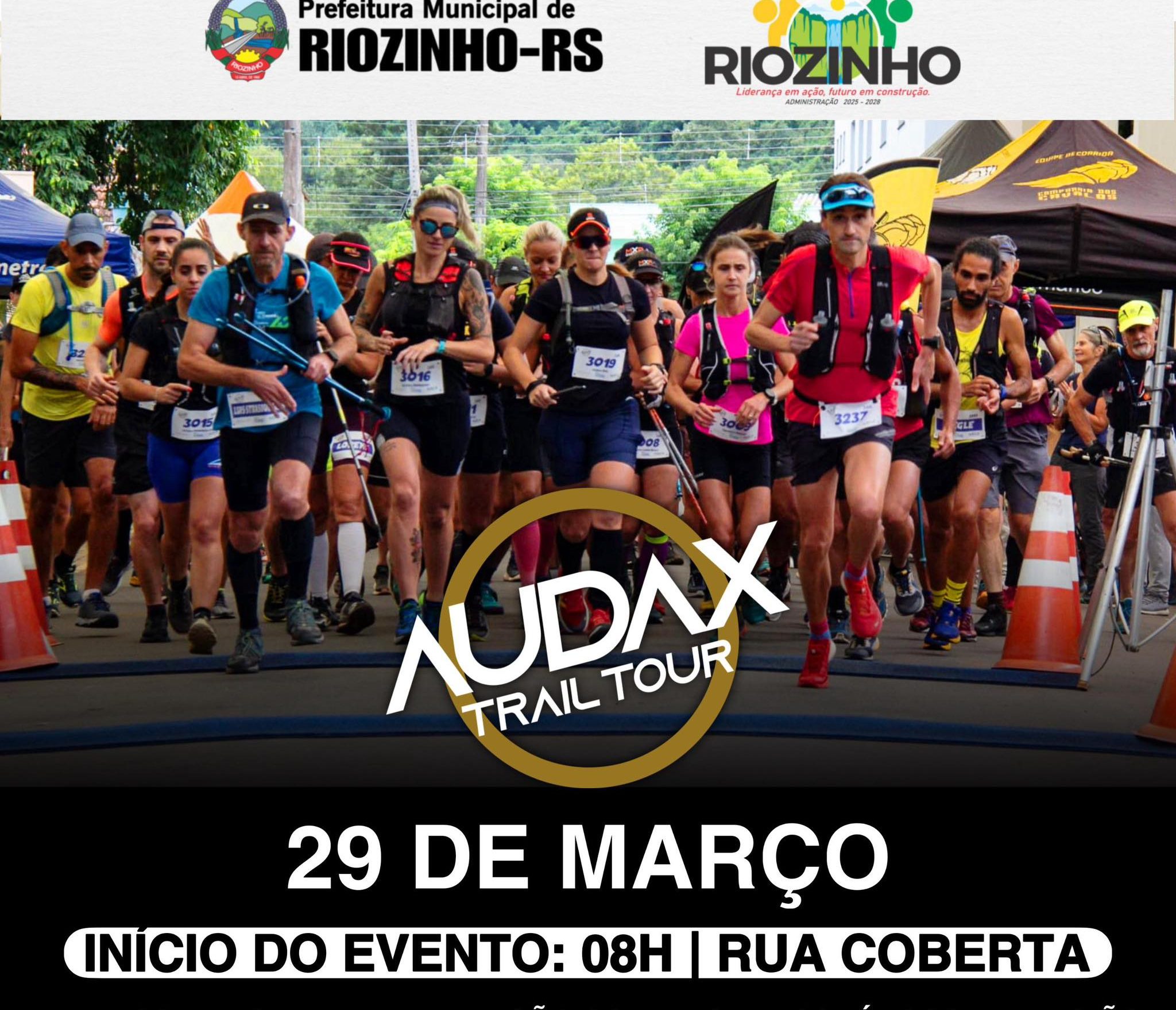 Audax Trail Tour 2025 acontecerá no dia 29 de março em Riozinho