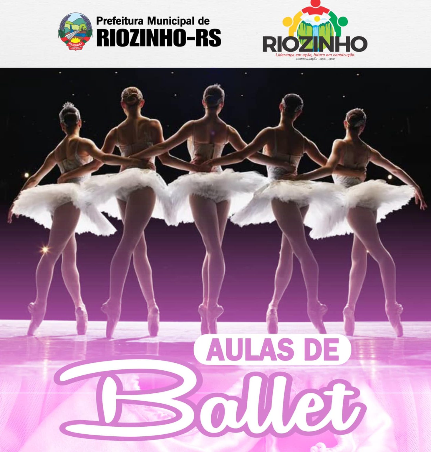 Aulas de Ballet tem inscrições abertas em Riozinho