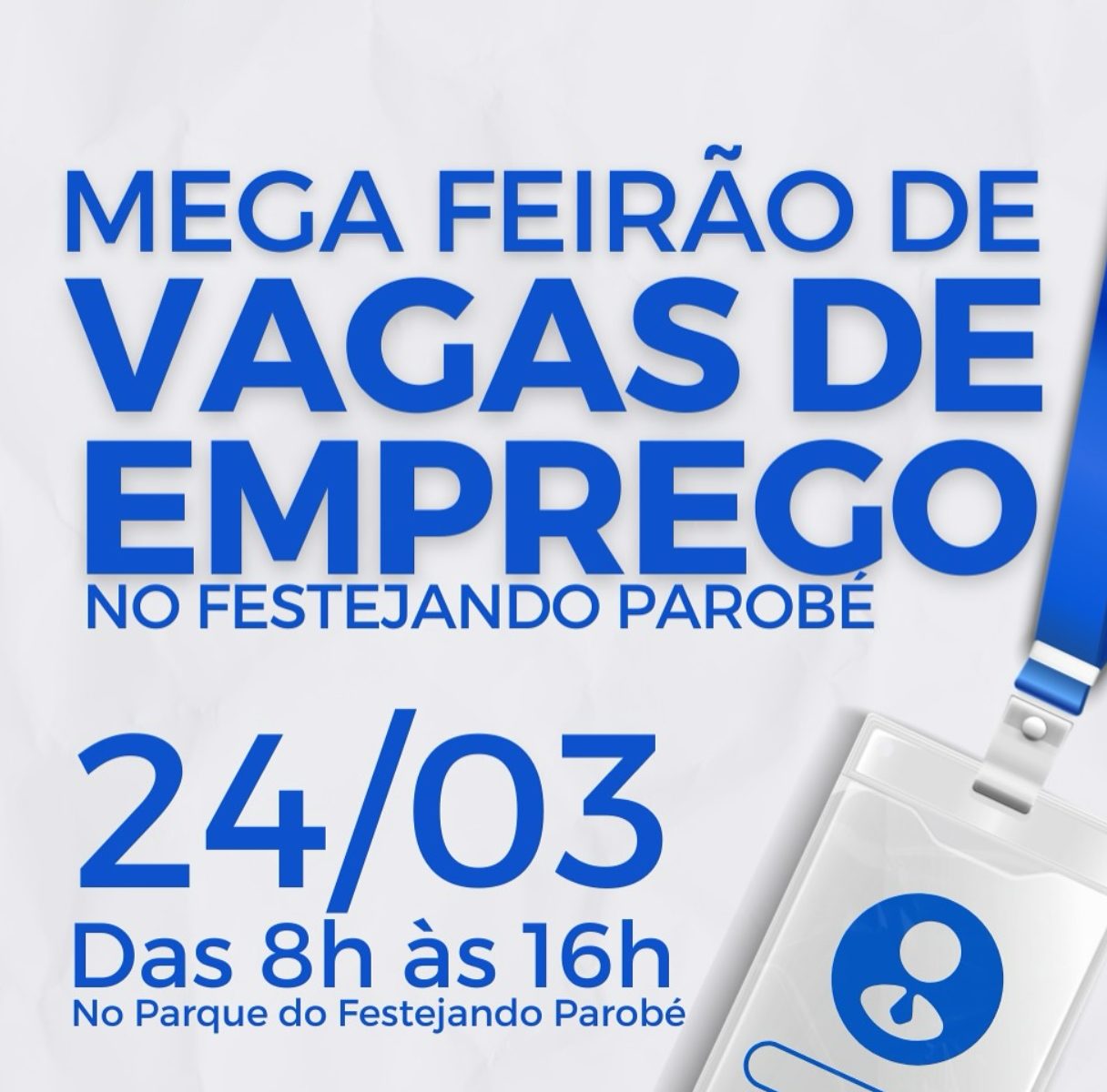 Mega Feirão de Empregos acontece durante o Festejando Parobé