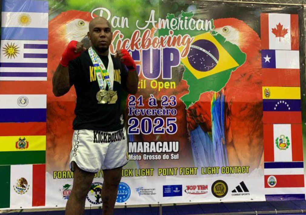 Atleta de Taquara conquista título no Panamericano de Kickboxing