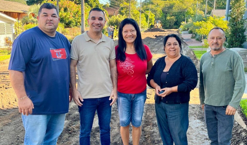 Parobé inicia pavimentação da rua da Bandeira, no bairro Integração