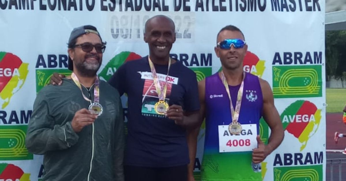 Atleta taquarense conquista dois ouros e quebra recorde estadual no Campeonato de Atletismo Master