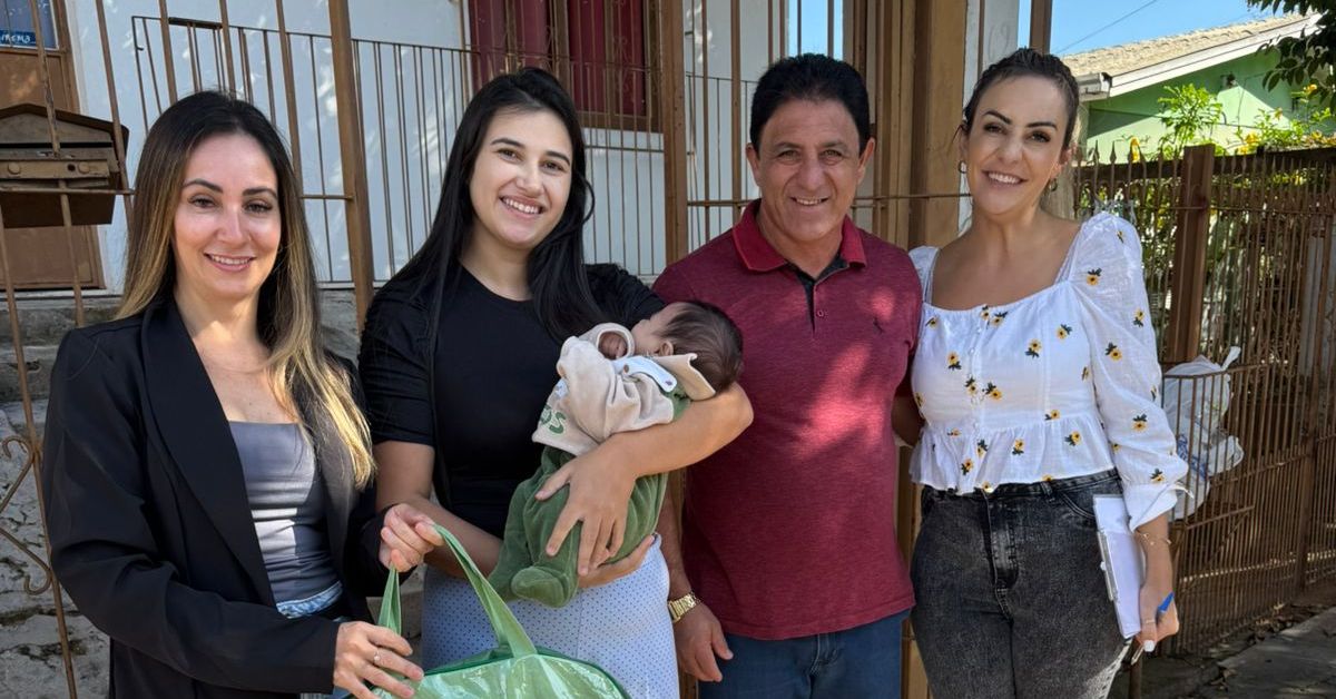 Parobé realiza nova entrega de kits enxoval para gestantes em situação de vulnerabilidade