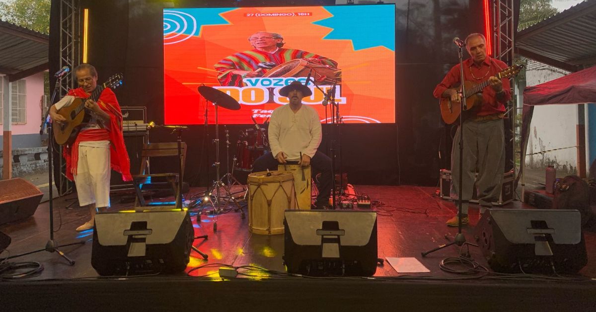 Grupo Vozes do Sul se apresenta no Taquara Fest e destaca projeto de integração musical latino-americana