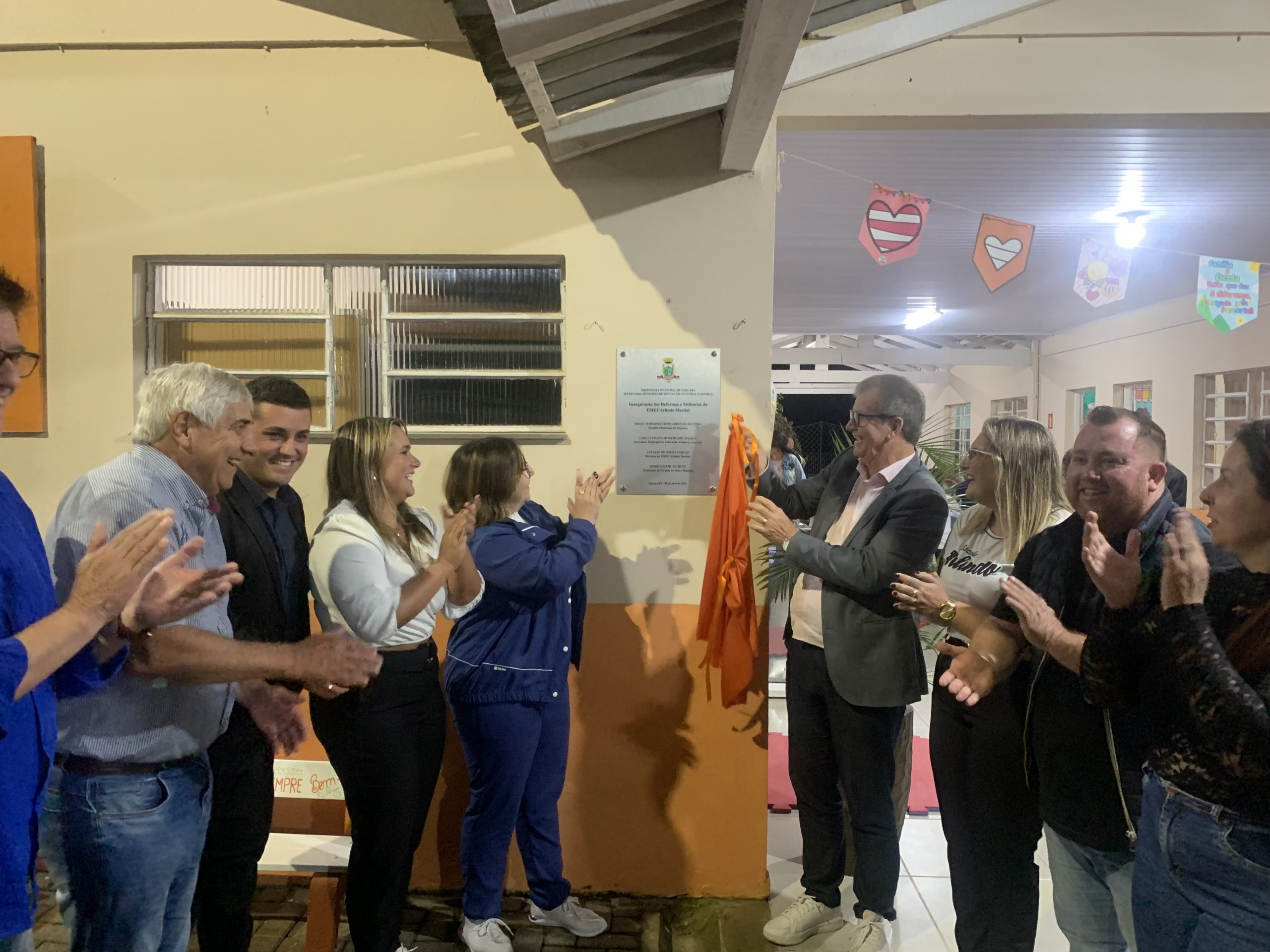 Prefeitura de Taquara entrega melhorias na Escola Arlindo Martini