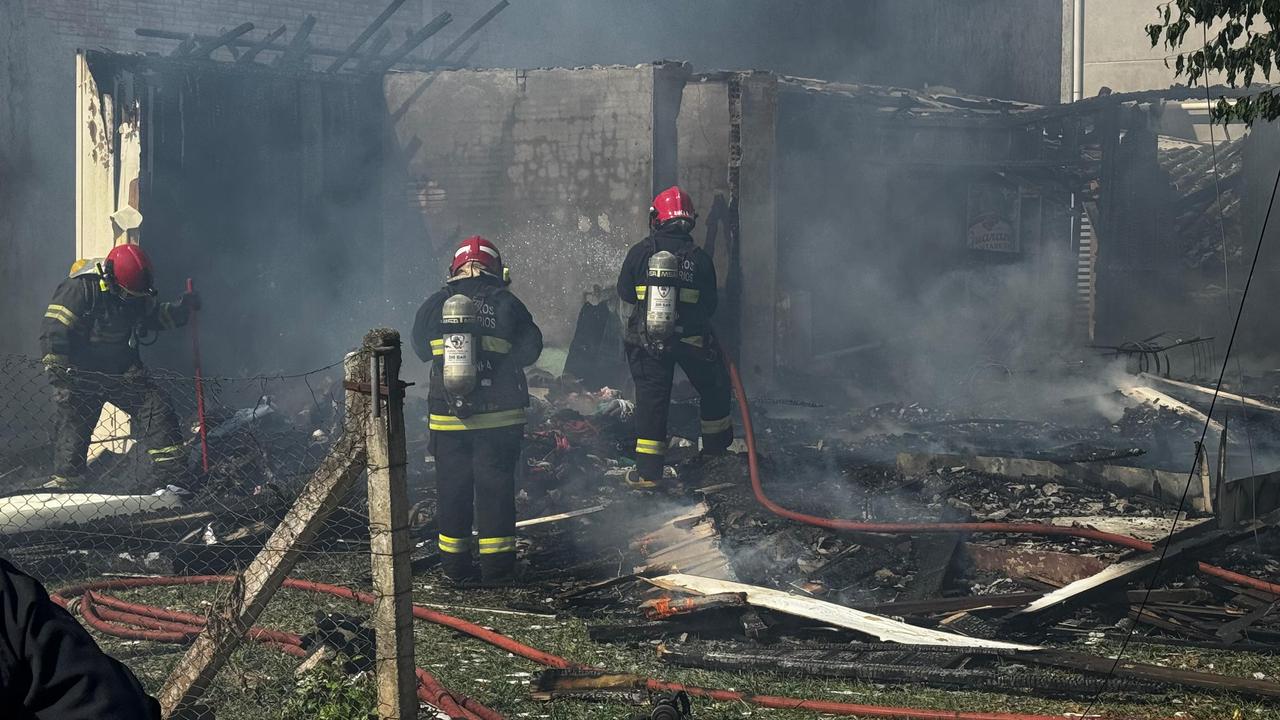 Incêndio atinge residência no loteamento Ritter, em Igrejinha