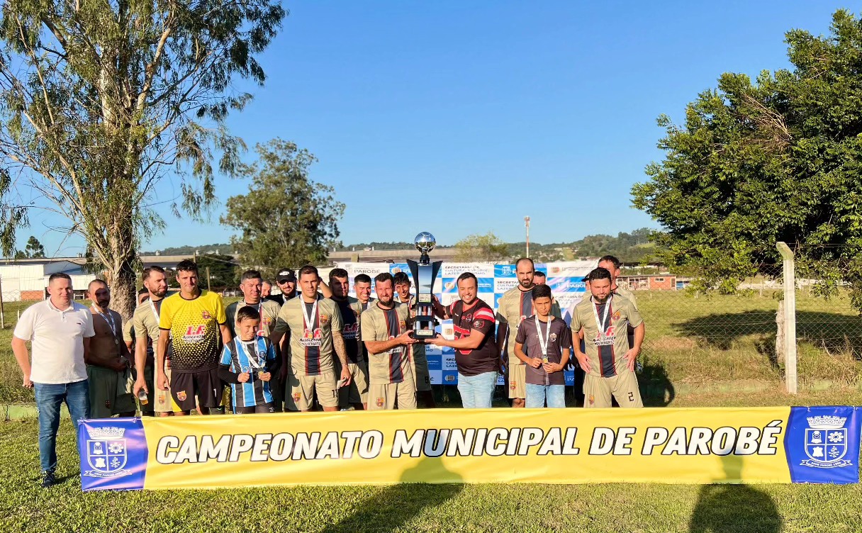 Guarani conquista o título da categoria Veterano do Campeonato Municipal de Parobé