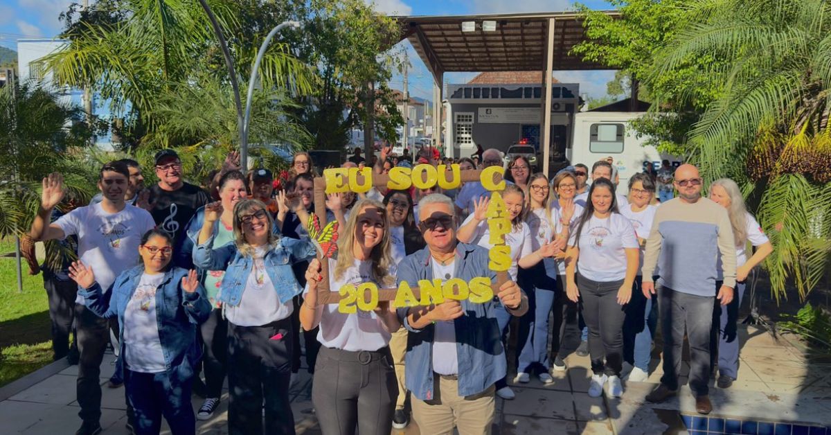 CAPS Vida Nova celebra 20 anos com evento na Praça da Matriz em Rolante