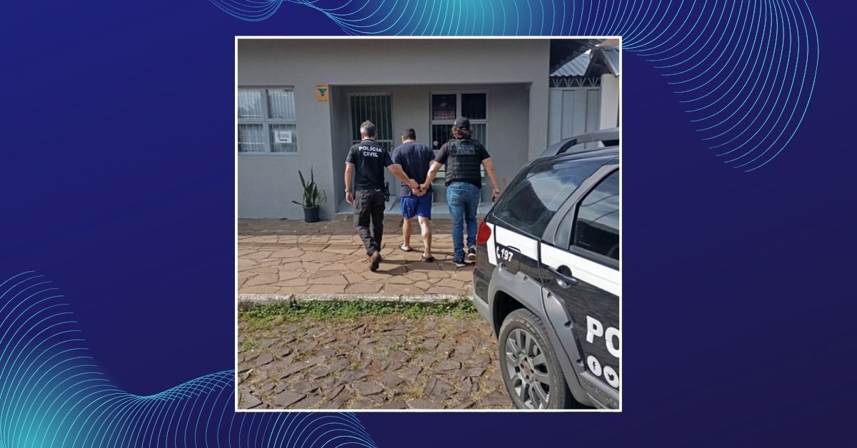 Foragido da Justiça de Santa Catarina, condenado por estupro de vulnerável, é preso em Parobé