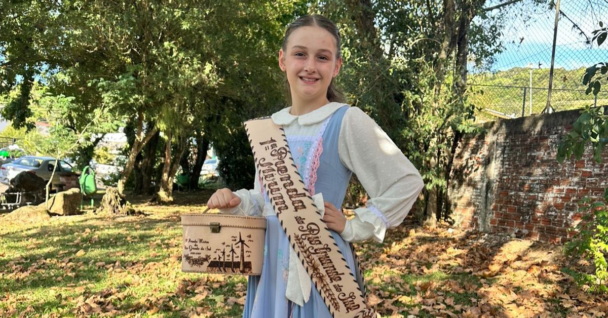 Isabele de Lima conquista título de 1ª Prenda Mirim do Rio Grande do Sul 2025