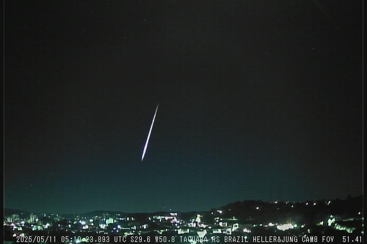 Observatório de Taquara registra o "Meteoro do Dia das Mães"