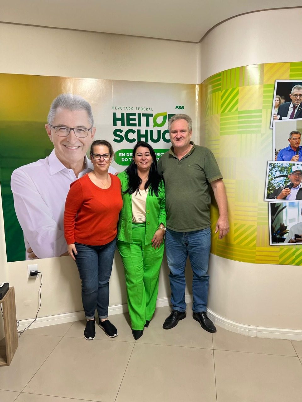 Vereadora Ana Oliveira visita gabinete do Deputado Heitor Schuch em busca de emenda