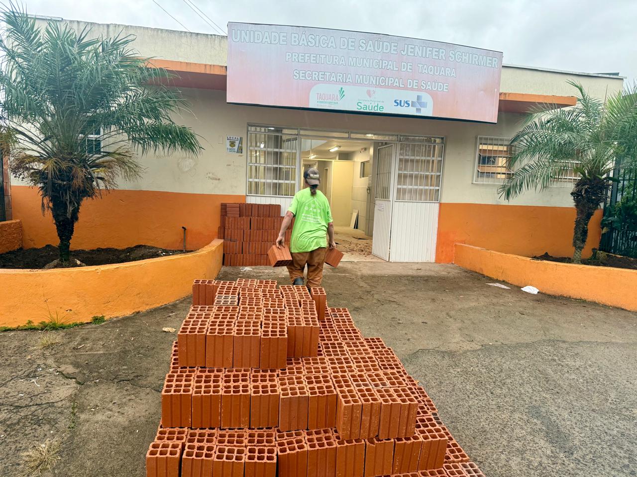 Iniciada a reforma da UBS do Bairro Santa Maria, em Taquara